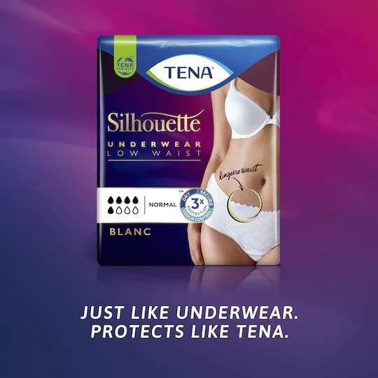 TENA Silhouette Normal Blanc Low Waist Pants Large (750ml